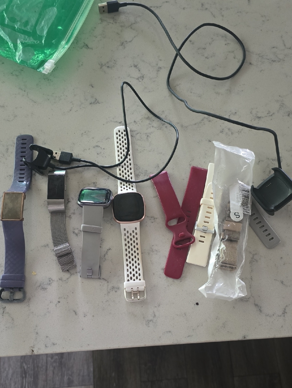 4 fitbits For Parts Only